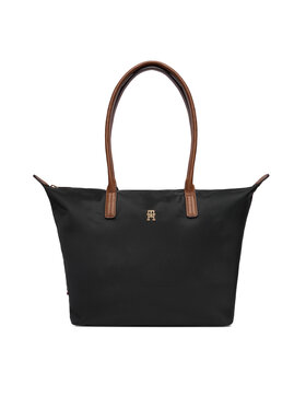 Tommy Hilfiger Táska Tommy Hilfiger Popette Tote AW0AW17711 Fekete