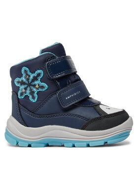 Geox Kozačky Geox B Flanfil Girl B Abx B363WA 054FU CF4N4 M Tmavomodrá