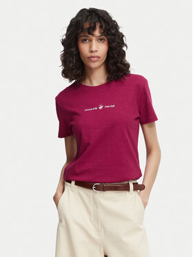 Beverly Hills Polo Club Beverly Hills Polo Club Camiseta P-SS26W-TS6510 Guinda/burdeos Regular Fit