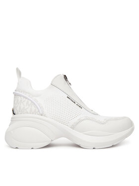 MICHAEL Michael Kors Sneakersy MICHAEL Michael Kors Zuma Mixed-Media Trainer 43F5ZUFP3L Bílá