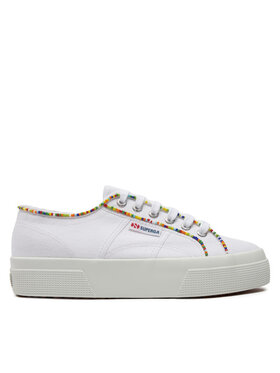 Superga Tenisky Superga Multicolor Beads 2740 S4131FW Biela