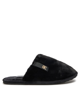 Tommy Hilfiger Papucs Tommy Hilfiger Trenerzy Confort Home FW0FW08138 Fekete
