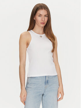 TWINSET TWINSET Топ 251TP2550 Білий Slim Fit