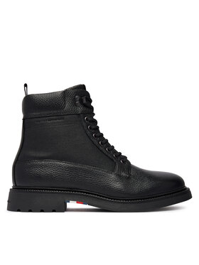 Tommy Hilfiger Trzewiki Tommy Hilfiger Corporate Casual Mix W Wpm Boot FM0FM05988 Czarny