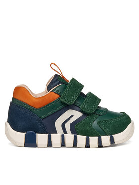 Geox Sneakers Geox B Iupidoo Boy B3555D 05422 C3P2T Grün