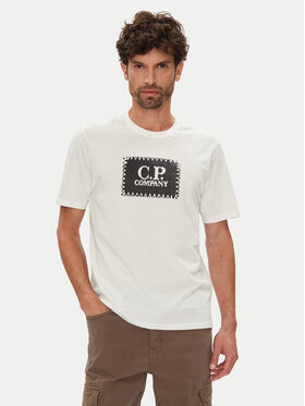 C.P. Company C.P. Company Camiseta RCCMTS723A005100W Écru Regular Fit