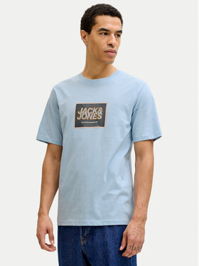 Jack & Jones Jack & Jones Футболка Jjrain Tee Ss Crew Neck 12288097 Блакитний Regular Fit