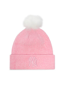 New Era Шапкa New Era New York Yankees Chenille Beanie 60284837 Рожевий