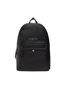 Tommy Hilfiger Rucksack Tommy Hilfiger Essential Pu Backpack AM0AM09503 Schwarz