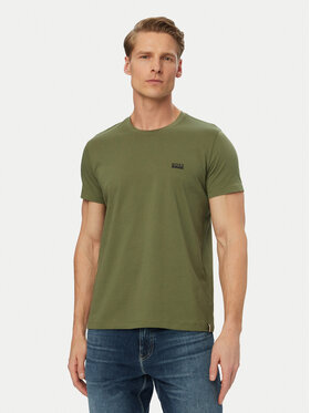 BOSS BOSS Camiseta 50531401 Verde oscuro Regular Fit