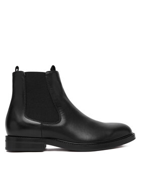 BOSS Kotníková obuv s elastickým prvkem BOSS Dressletic 50549658 Černá