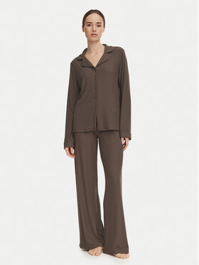 Guess Guess Pigiama O6BX04 K5041 Marrone scuro Regular Fit