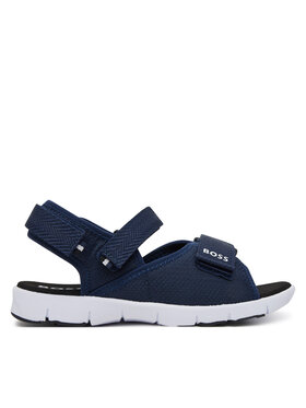 BOSS Sandály BOSS J51654 S Tmavomodrá