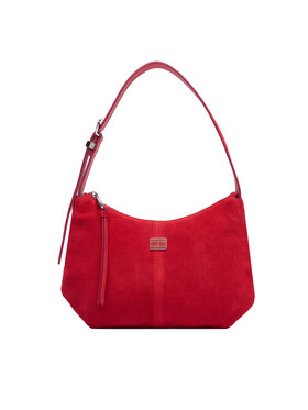 Tommy Jeans Borsetta Tommy Jeans Tjw Slouchy Suede Shoulder Bag AW0AW18859 Rosso