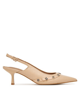 Guess Pantofi pumps Guess FLPYAN LEA05 Bej