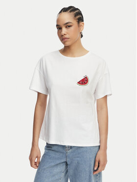 Liu Jo Liu Jo Camiseta WA6414 JS923 Blanco Regular Fit