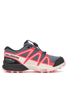 Salomon Bežecké topánky Salomon Speedcross Waterproof L47856600 Sivá
