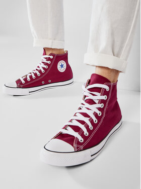 Converse Кеди Converse All Star Hi Maroon M9613 Бордовий