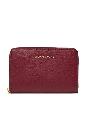 MICHAEL Michael Kors Peňaženka MICHAEL Michael Kors Jet Set Small Leather 32F4GJ6D0L Bordová