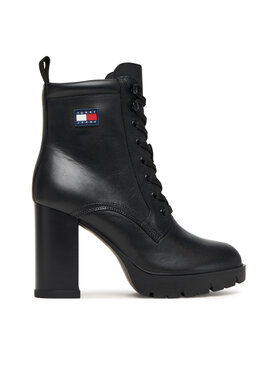 Tommy Jeans Зимни обувки Tommy Jeans Tjw Lace Up EN0EN02832 Черен