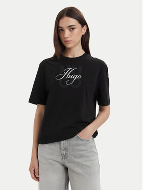 HUGO HUGO Camiseta Dashire_5 50566678 Negro Relaxed Fit