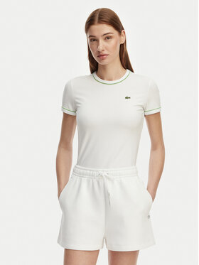 Lacoste Lacoste Camiseta TF5289 Blanco Slim Fit