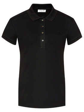Lacoste Lacoste Polo marškinėliai PF5462 Juoda Slim Fit