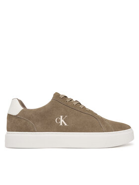 Calvin Klein Laisvalaikio batai Calvin Klein Classic Cupsole Laceup Su YM0YM01434 Smėlio