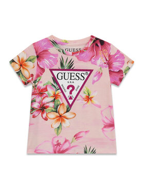 Guess Guess Футболка K6GI13 K6YW4 Рожевий Regular Fit