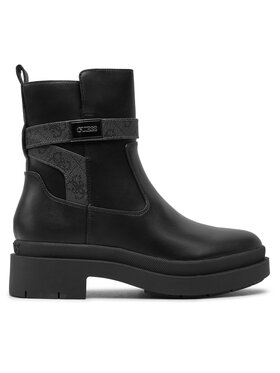 Guess Īsie zābaki Guess Ovelle2 FLTOVE ELE10 Melns