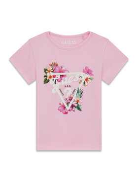 Guess Guess Camiseta K6GI02 K6YW4 Rosa Regular Fit