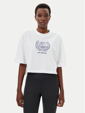 New Balance New Balance T-Shirt WT51935 Λευκό Oversize