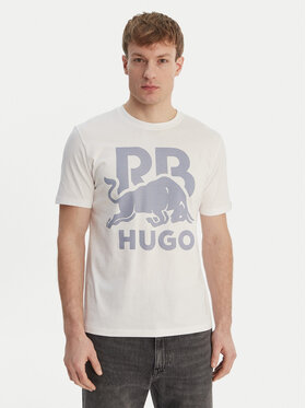 HUGO HUGO Camiseta Dlix_RB 50559696 Blanco Regular Fit