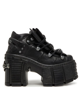 NEW ROCK Polokozačky NEW ROCK M-TM106-C2 Černá