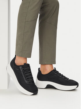 Calvin Klein Αθλητικά Calvin Klein Andrea - Chunky Ck Stripe Runner Trainers HM0HM02158 Μαύρο