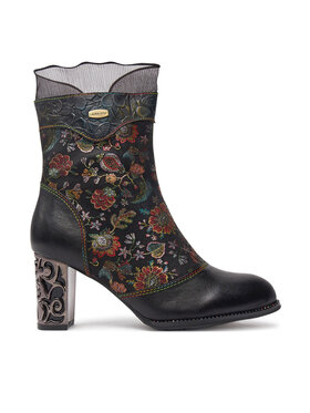 Laura Vita Členková obuv Laura Vita Ledao 01 Čierna