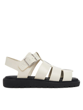 Calvin Klein Jeans Sandále Calvin Klein Jeans Sq Molded Sdl Fisherman Mg Wn YW0YW01700 Écru