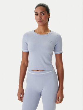 Guess Guess Camiseta V6RP02 Z4692 Celeste Slim Fit