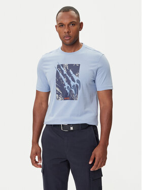 BOSS BOSS Camiseta Te_Animali 50546362 Azul marino Regular Fit