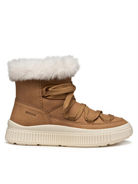 Geox Snehule Geox J Laquinny J56M3D 000AU C6627 D Hnedá