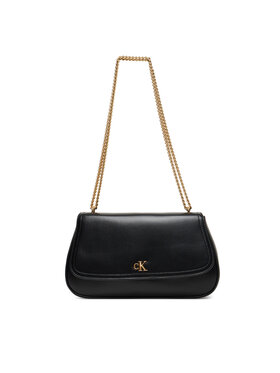 Calvin Klein Kabelka Calvin Klein Ck Convertible Chain Medium Bag LV04F3171G Čierna