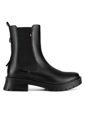 U.S. Polo Assn. Jātnieku stila puszābaki U.S. Polo Assn. MAGDA002W/DLE1 Melns