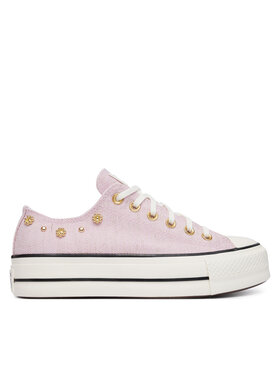 Converse Кеди Converse Chuck Taylor All Star Lift Platform Heathered Glam​ A17595C Рожевий