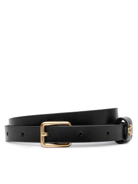 Calvin Klein Pasek Calvin Klein Square Buckle Ck Loop 15Mm LV04F7146G Czarny