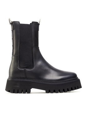 Bronx Kotníková obuv s elastickým prvkem Bronx 47268-A Černá