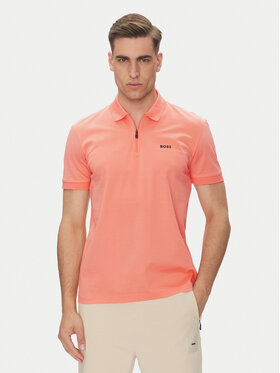 BOSS BOSS Поло Philix Pima 50538177 Оранжевий Regular Fit