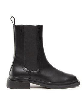 DeeZee Kotníková obuv s elastickým prvkem DeeZee ZAL90183-1 Černá