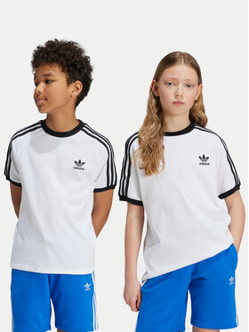 adidas adidas Marškinėliai 3-Stripes JE0515 Balta Regular Fit