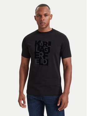 KARL LAGERFELD KARL LAGERFELD Camiseta 755042 564235 Negro Regular Fit