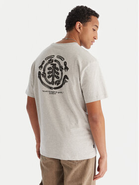Element Element Camiseta Iron Works SS ELYZT00565 Gris Relaxed Fit